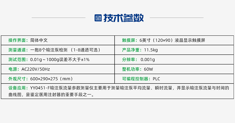 输注泵流量参数测试仪供销商